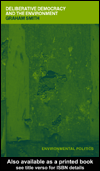 Cover image for Deliberative Democracy and the Environment